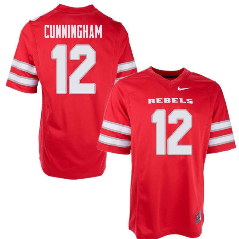 Men's UNLV Rebels #12 Randall Cunningham College Football Jerseys Sale-Red - Click Image to Close